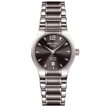 Certina DS Spel Lady Round Titanium Grey