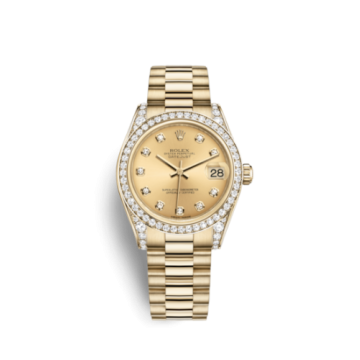 Rolex Datejust 31 Yellow Gold Diamond / President / Champagne Diamond