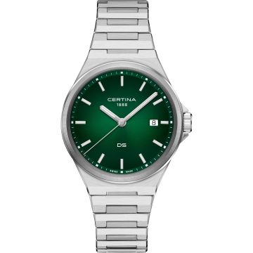 Certina DS-7 Quartz Stainless Steel / Green / Bracelet