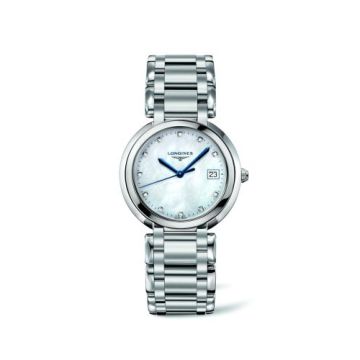 Longines PrimaLuna Quartz 34 Stainless Steel / MOP / Bracelet