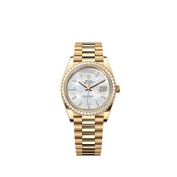Rolex Day-Date 40 Yellow Gold - Diamond / MOP - Baguette