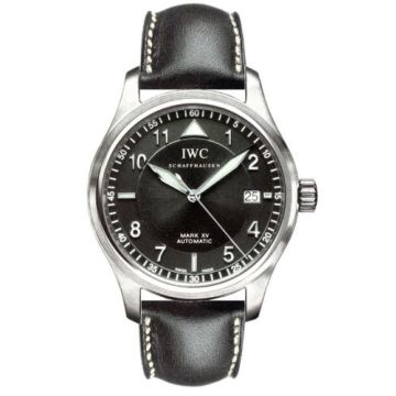 IWC Schaffhausen Pilot's Watch Mark XV Spitfire Stainless Steel / Black / Strap