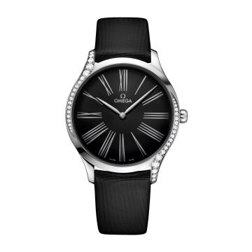 Omega De Ville Trésor 39 Stainless Steel / Black Roman / Fabric