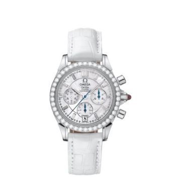 Omega De Ville Co-Axial 35 Chronograph Stainless Steel - Diamond / MOP