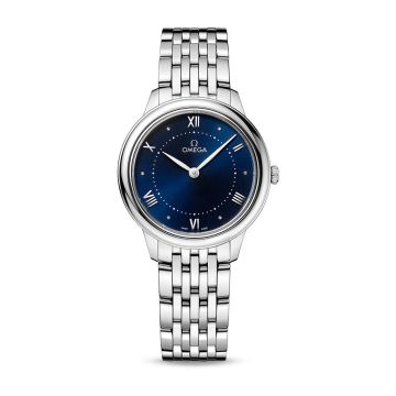 Omega De Ville Quartz 30 Stainless Steel / Blue / Bracelet