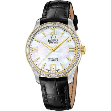 Jaguar Héritage Automatic Leather Black Silvery / MOP