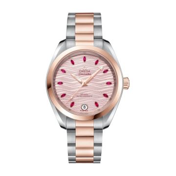 Omega Seamaster Aqua Terra 150M Master Chronometer 34 Stainless Steel / Sedna Gold / Pink - Ruby / Bracelet