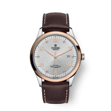 Tudor 1926 41 Stainless Steel / Rose Gold / Silver - Diamond / Strap