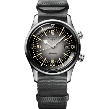 Longines Legend Diver Date Stainless Steel / Grey