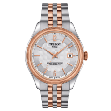 Tissot Ballade Powermatic 80 41 Stainless Steel / Rose Gold PVD / Silver / Bracelet
