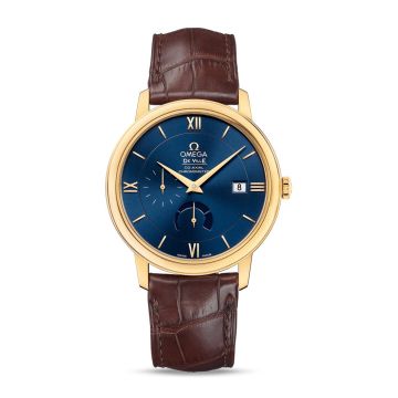 Omega De Ville Prestige Co-Axial 39.5 Power Reserve Yellow Gold / Blue