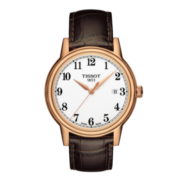 Tissot Carson Quartz 40 Rose Gold PVD / White / Strap