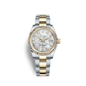 Rolex Datejust 31 Rolesor Yellow Fluted / Oyster / MOP