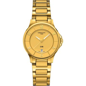 Certina DS-6 Lady Yellow Gold / Champagne / Bracelet