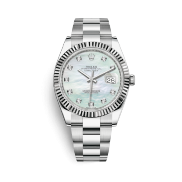 Rolex Datejust 41 Stainless Steel Fluted / Oyster / MOP Diamond