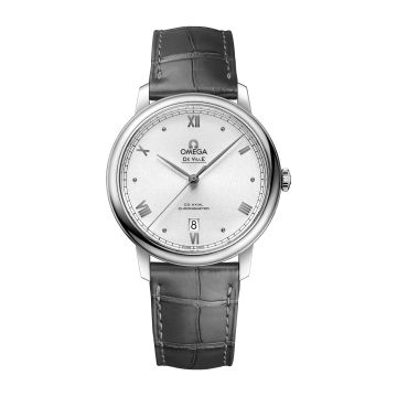 Omega De Ville Prestige Co-Axial 39.5 Stainless Steel / Silver Sunburst