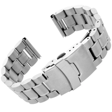 Bracelet de montre en acier à trois maillons