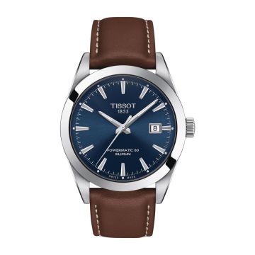 Tissot Gentleman Powermatic Stainless Steel / Blue / Strap