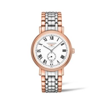 Longines Presence 40 Small Seconds PVD Red / White - Roman / Bracelet