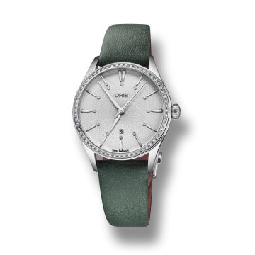 Oris Artelier Date Diamonds 33 Stainless Steel - Diamond / Silver