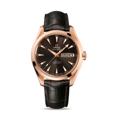 Omega Seamaster Aqua Terra 150m Co-Axial 43 Annual Calendar Red Gold / Grey