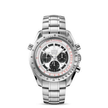 Omega Speedmaster Broad Arrow Co-Axial Rattrapante Stainless Steel / Panda / Bracelet