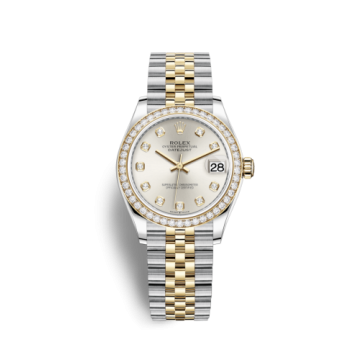 Rolex Datejust 31 Stainless Steel / Yellow Gold / Diamond / Silver - Diamond / Jubilee