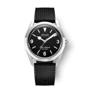 Nivada Grenchen Super Antarctic 3.6.9. Black - No Vintage Effect / Stainless Steel / Tropic