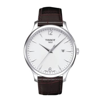 Tissot Tradition Quartz 42 Stainless Steel / Silver / Strap