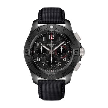 Breitling Avenger B01 Chronograph 44 Night Mission / Black / Strap