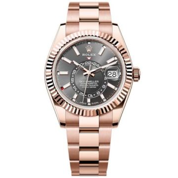 Rolex Sky-Dweller Everose / Slate / Oyster