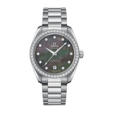 Omega Seamaster Aqua Terra 150M Master Chronometer 38 Stainless Steel / Diamond / Grey MOP / Bracelet
