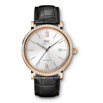 IWC Schaffhausen Portofino Automatic Red Gold / Silver / Diamond