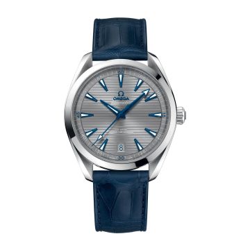 Omega Seamaster Aqua Terra 150M Master Chronometer 41 Stainless Steel / Grey / Alligator