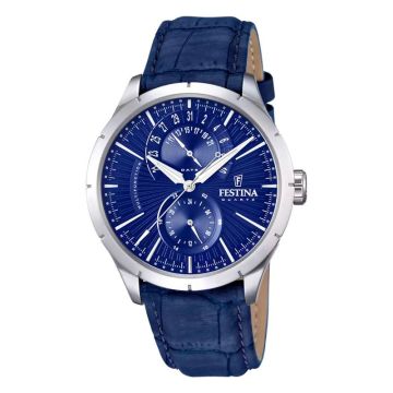 Festina Retro Cuir Bleu