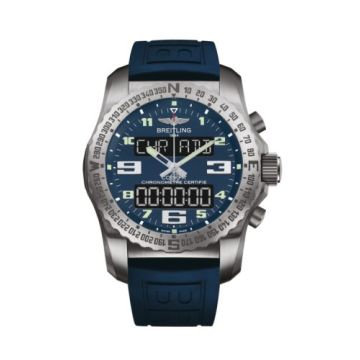 Breitling Cockpit B50 Titanium / Blue / Rubber / Folding