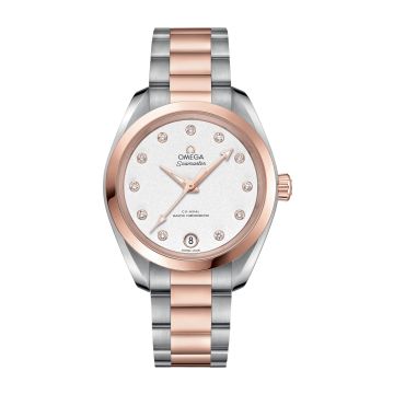 Omega Seamaster Aqua Terra 150M Master Chronometer 34 Stainless Steel / Sedna Gold / Silver / Bracelet