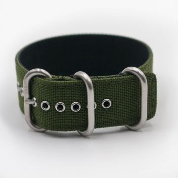 Cordura® Olive Green Watch Strap - 24mm