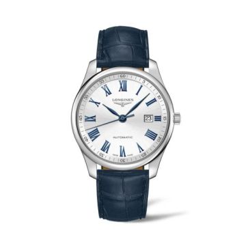 Longines Master Collection 42 Date Stainless Steel / Silver - Roman