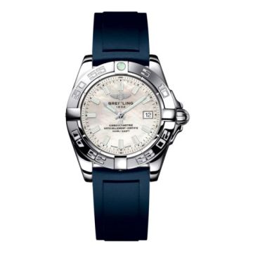 Breitling Galactic 32 Stainless Steel / Pearl / Rubber
