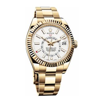 Rolex Sky-Dweller Yellow Gold / White
