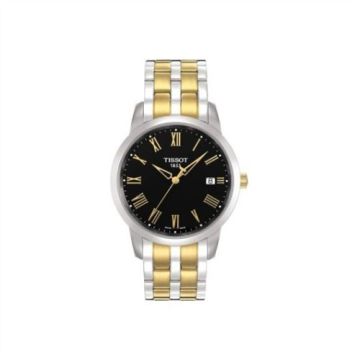 Tissot Dream Quartz 38 Stainless Steel / Yellow Gold PVD / Black / Bracelet