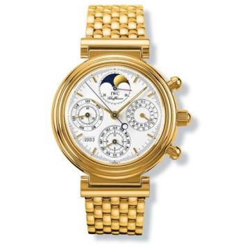 IWC Schaffhausen Da Vinci Perpetual Yellow Gold / White / German / Bracelet