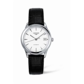 Longines Flagship 35.6 Automatic Stainless Steel White