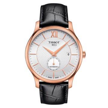 Tissot Tradition Automatic Small Second Rose Gold PVD / Silver