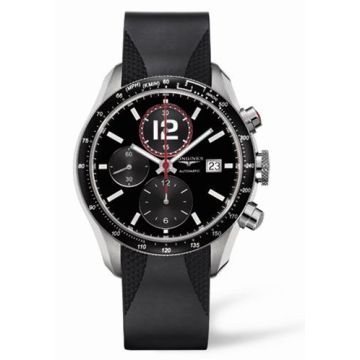 Longines GrandeVitesse Tachymeter Black Rubber