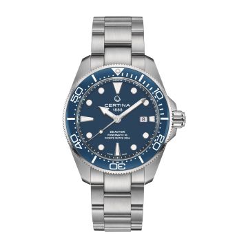 Certina DS Action Diver Powermatic 80 43 Stainless Steel / Blue / Bracelet