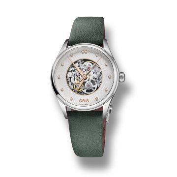 Oris Artelier Skeleton 33 Diamonds Stainless Steel