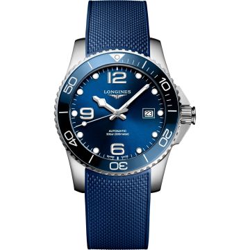 Longines HydroConquest 41 Automatic Stainless Steel / Ceramic / Blue / Rubber