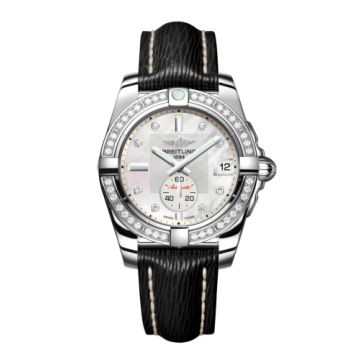 Breitling Galactic 36 Automatic Stainless Steel / Diamond / Pearl Diamond / Sahara